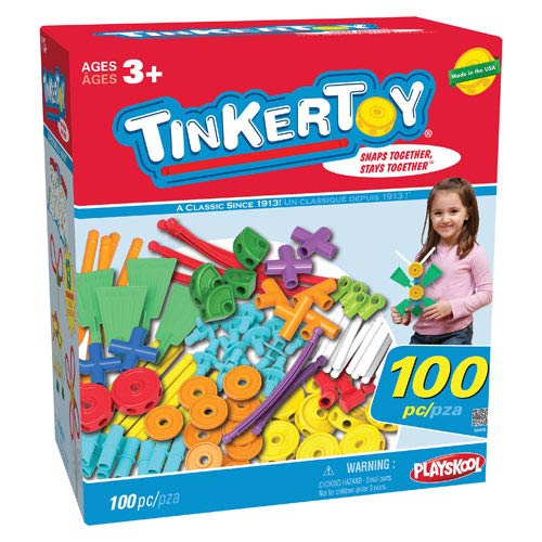 K'NEX Tinkertoy 100-Piece Essentials Value Set